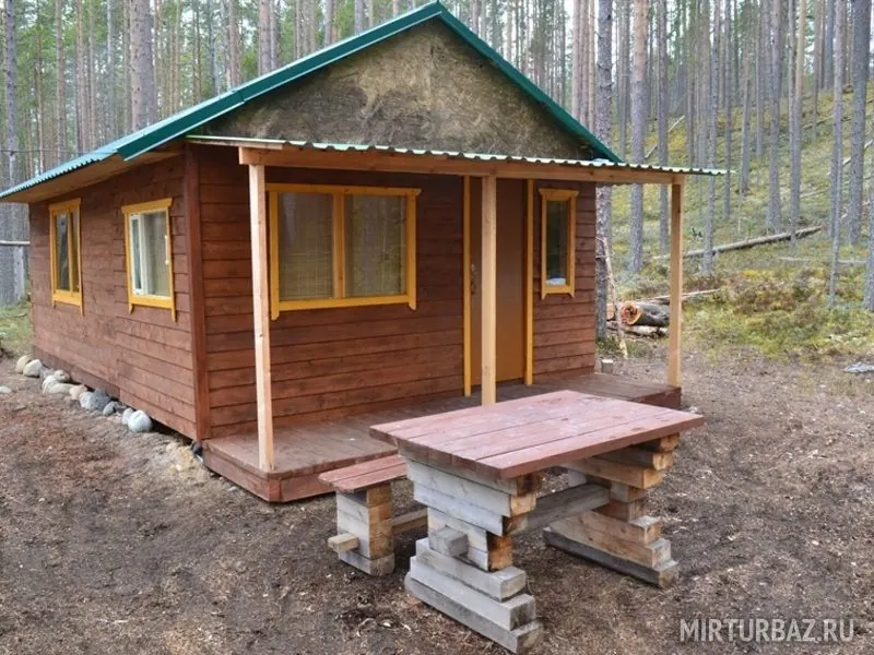 База отдыха Лесная изба на оз. Ровкульское — фото 1